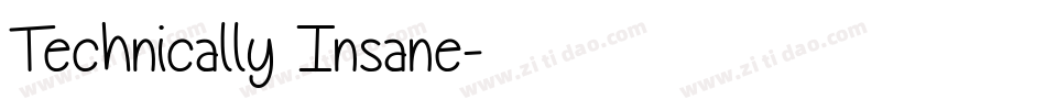 Technically Insane字体转换